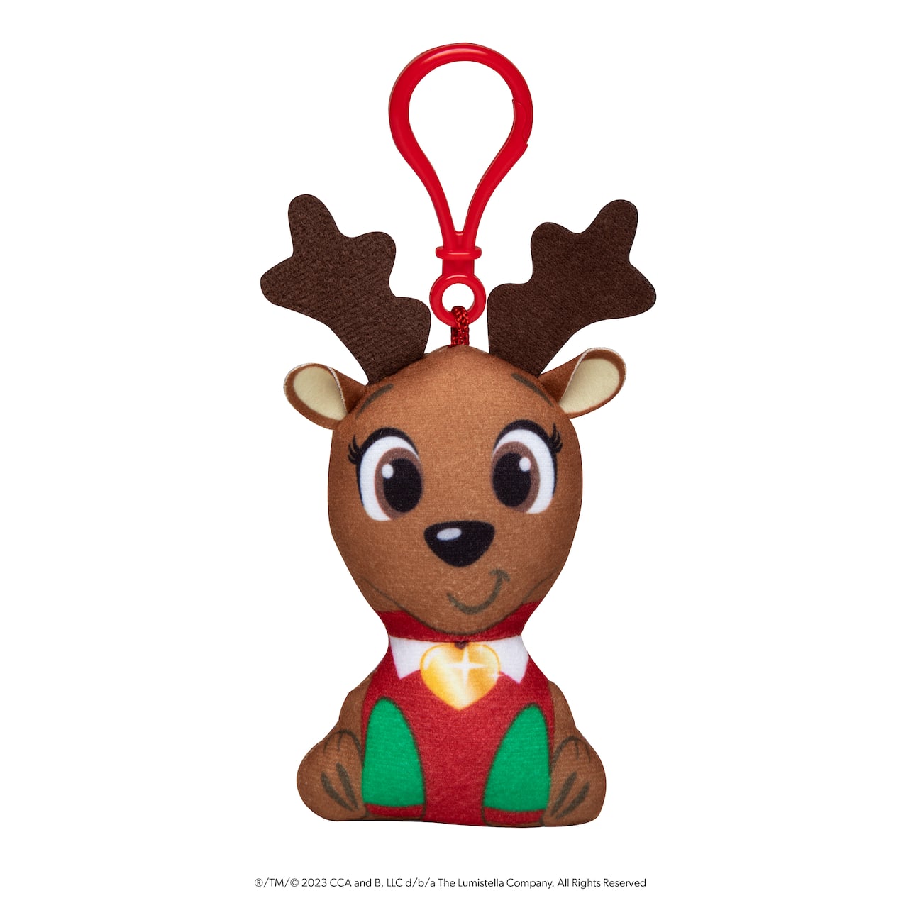 Elf Pets® Plushee Pals® Mini Clip-On, Reindeer